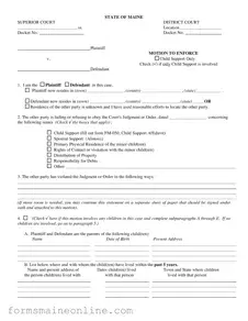 Printable Maine Fm 070 Form